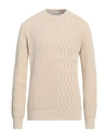 Trussardi Man Sweater Beige Size Xxl Wool, Polyamide