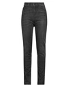 Emporio Armani Woman Jeans Charcoal Size 25 Cotton, Modal, Elastomultiester, Elastane In Grey