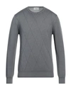 Bellwood Man Sweater Grey Size 44 Virgin Wool