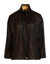 A.testoni A. Testoni Woman Overcoat Black Size 10 Polyamide In Black