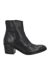 1725.A 1725.A WOMAN ANKLE BOOTS BLACK SIZE 8 SOFT LEATHER
