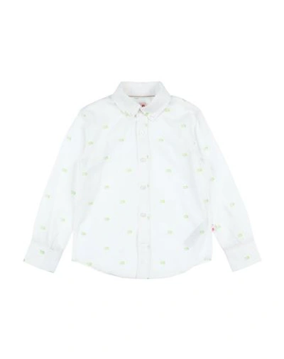 Ao76 Babies'  Toddler Boy Shirt Ivory Size 6 Cotton In White