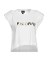 Just Cavalli Woman T-shirt White Size Xl Cotton