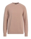 Roberto Collina Man Sweater Blush Size 36 Wool, Nylon, Elastane In Pink
