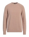 Roberto Collina Man Sweater Blush Size 38 Wool, Nylon, Elastane In Pink