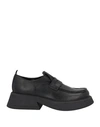 1725.A 1725.A WOMAN LOAFERS BLACK SIZE 8 SOFT LEATHER