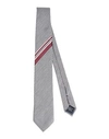 Dunhill Man Ties & Bow Ties Black Size - Linen, Mulberry Silk In Black
