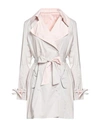 A.testoni A. Testoni Woman Overcoat Light Grey Size 8 Polyester