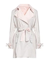A.testoni A. Testoni Woman Overcoat Light Grey Size 8 Polyester In Grey