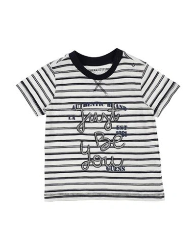 Guess Babies'  Newborn Boy T-shirt Midnight Blue Size 3 Cotton