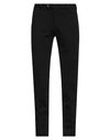 Tombolini Man Pants Black Size 44 Viscose, Polyamide, Elastane