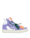 Off-white Woman Sneakers White Size 7 Soft Leather, Textile Fibers In White