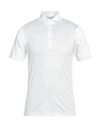 Gran Sasso Man Polo Shirt White Size 46 Cotton