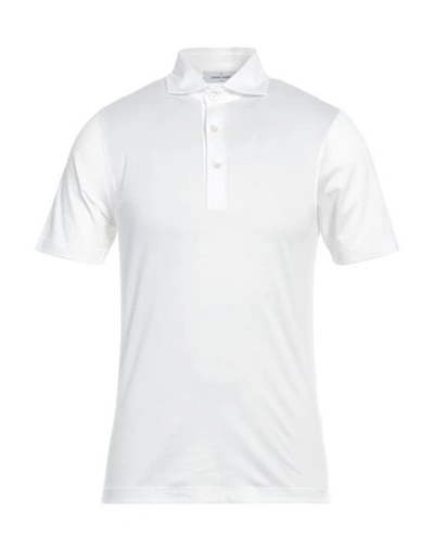 Gran Sasso Man Polo Shirt White Size 46 Cotton