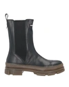 Just Cavalli Man Knee Boots Black Size 12 Soft Leather