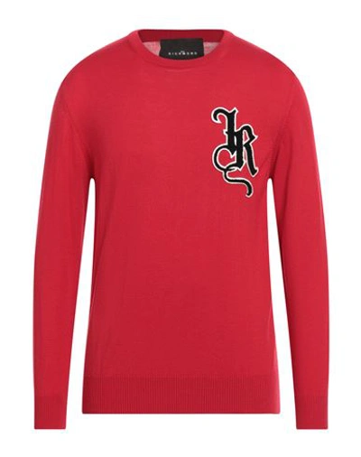 John Richmond Man Sweater Red Size Xxl Wool