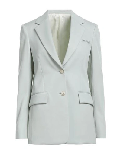 Lanvin Woman Suit Jacket Light Green Size 4 Cupro