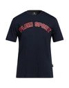 Plein Sport Man T-shirt Navy Blue Size Xxl Cotton
