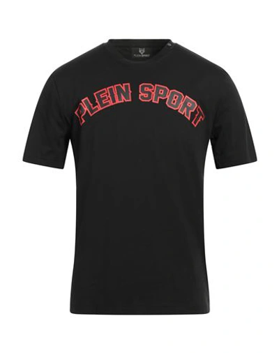 Plein Sport Man T-shirt Black Size Xxl Cotton