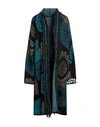 ICONA BY KAOS ICONA BY KAOS WOMAN CARDIGAN DEEP JADE SIZE S ACRYLIC, VISCOSE, WOOL, METALLIC FIBER, ALPACA WOOL