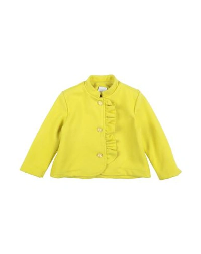 Giro Quadro Babies'  Toddler Boy Coat Yellow Size 4 Acrylic, Polyester, Wool