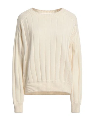 Gentryportofino Woman Sweater Ivory Size 12 Cashmere In White