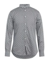 Armani Exchange Man Shirt Burgundy Size L Cotton In White