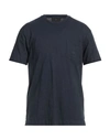 Liu •jo Man Man T-shirt Midnight Blue Size M Cotton In Blue