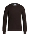 Bellwood Man Sweater Dark Brown Size 42 Merino Wool