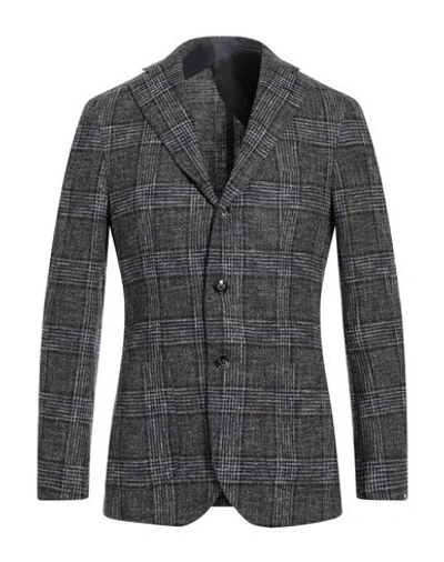 Barba Napoli Man Blazer Grey Size 40 Virgin Wool, Polyamide