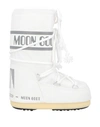 Moon Boot Babies'   Nylon Toddler Knee Boots White Size 10c Textile Fibers