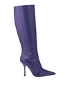 Liu •jo Woman Boot Purple Size 9 Textile Fibers