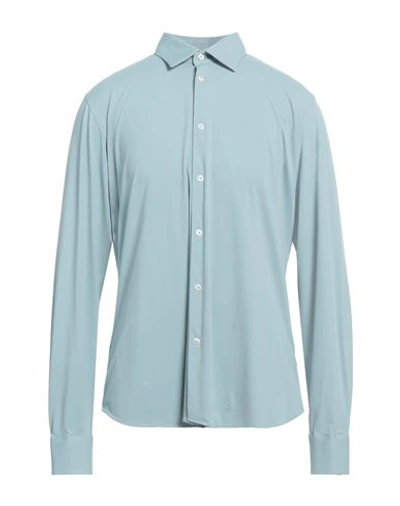 Rrd Man Shirt Sky Blue Size 44 Polyamide, Elastane