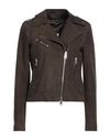 Street Leathers Woman Jacket Brown Size M Soft Leather