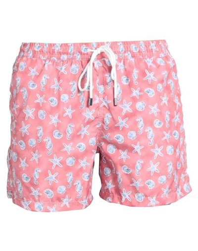 Fedeli Man Swim Trunks Pastel Pink Size S Recycled Polyamide