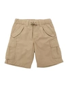 Polo Ralph Lauren Babies'  Light Weight Cotton Ristop Cargo Short Toddler Boy Shorts & Bermuda Shorts Sand Si In Beige