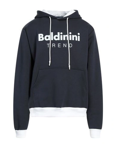 Baldinini Man Sweatshirt Lead Size Xxl Cotton In Blue