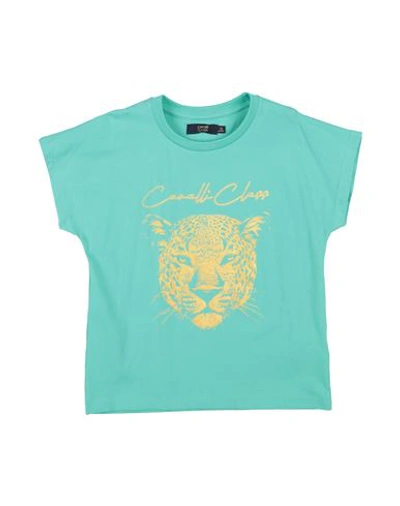 Cavalli Class Babies'  Toddler Girl T-shirt Light Green Size 4 Cotton, Elastane