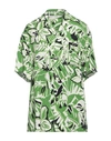 PALM ANGELS PALM ANGELS WOMAN SHIRT GREEN SIZE 4 VISCOSE, POLYESTER