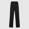 ALLUDE ALLUDE BLACK WOOL PANTS