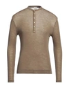 Massimo Alba Man Sweater Military Green Size L Wool In Green