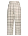 Gentryportofino Woman Pants Beige Size 14 Virgin Wool In Beige