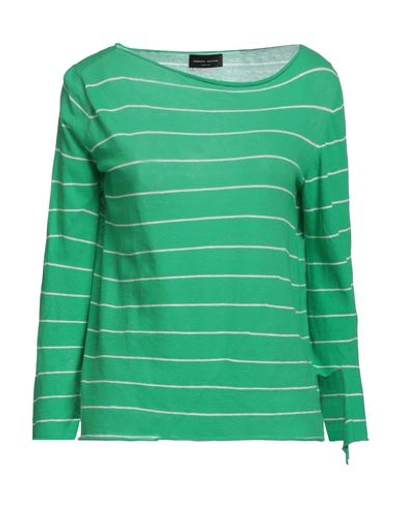 Roberto Collina Woman Sweater Green Size M Cotton