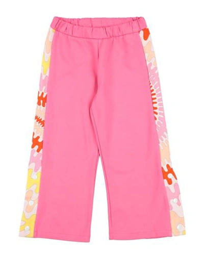 Emilio Pucci Babies'  Toddler Girl Pants Pink Size 5 Cotton