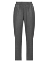 Gentryportofino Woman Pants Steel Grey Size 12 Virgin Wool, Cashmere, Cotton