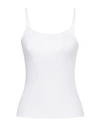 Emisphere Woman Tank Top White Size 14 Polyamide