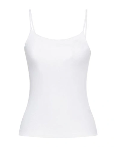 Emisphere Woman Tank Top White Size 14 Polyamide