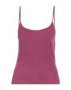 Emisphere Woman Tank Top Mauve Size 10 Polyamide In Purple