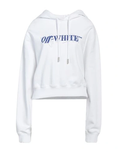 Off-white Woman Sweatshirt White Size Xl Cotton