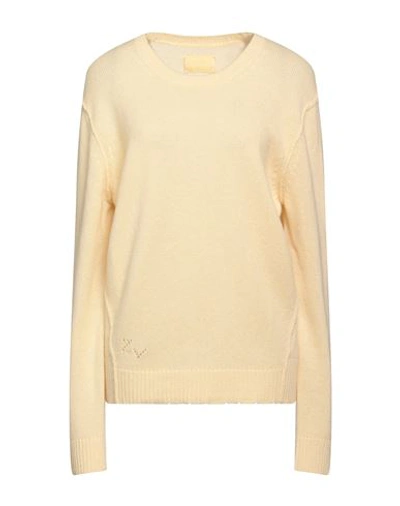 Zadig & Voltaire Woman Sweater Light Yellow Size L Cashmere